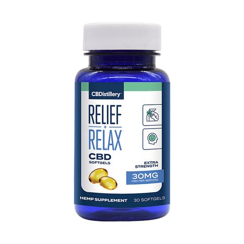 30MG Broad Spectrum CBD Infused Softgels - 30 Ct
