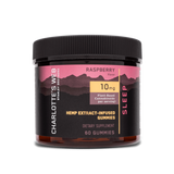 10mg Hemp Extract Infused Gummies - SLEEP (Raspberry) - 60 Counts